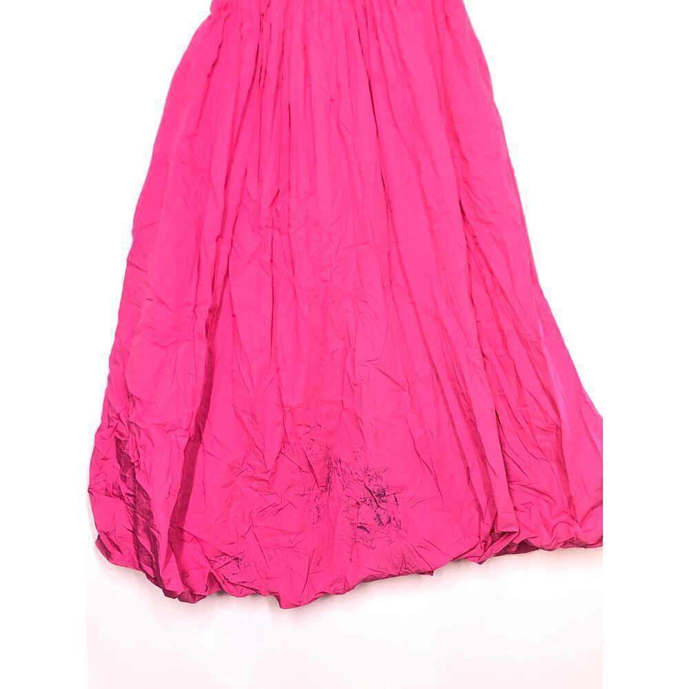 Derek Lam 10 Crosby Dress Sleeveless One-Shoulder Balloon Bubble Hem Pink XS - Picture 5 of 9